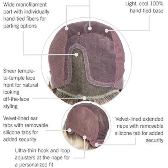 RAQUEL WELCH MONOLOGUE (PETITE/AVERAGE) in RL119 Silver and Smoke - Picture 6 of 7